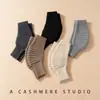 Al por mayor transfronterizo Otoño e Invierno Nuevas Rodilleras Tejidas 100% Cachemira Pura para Hombres y Mujeres, Leggings y Rodilleras Gruesos y Cálidos