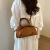 Bolso de Bowling Retro de Lujo Nicho para Mujer, Bolso de Mano de Moda Tendencia 2026, Bolso de Hombro Cruzado para Viajar