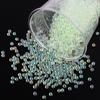 20g Miçangas de Vidro Transparentes Coloridas Não Porosas Miçangas Bolha DIY Miçangas Bolha Preenchidas à Mão Cola Micro Miçangas Joias