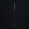 Cepillo de Paja de Silicona Transfronterizo Cepillo de Acero Inoxidable 304 Boquilla de Tubo Embudo Limpieza de Biberón Cepillo para Taza