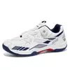 Sapatos Masculinos Verão Respiráveis Solado Macio Malha Sapatos de Badminton Tênis de Mesa Leve Botão Giratório Tênis de Corrida Leve