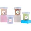 Taza de Hierba Tostada Caja Desechable para Pesca de Frutas Yogur Taro Redonda Caja de Empaque para Postre para Llevar Pera Horneada Empaque Comercial