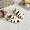 Zapatos de Playa para Niños Sandalias de Suela Blanda para Niñas Sandalias de Punta Cerrada Nuevas Sandalias Birkenstock para Niños Bebé Verano Piel Suave