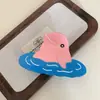 YHJ Acessórios de Cabelo Novo Criativo Animal Marinho Presilha de Cabelo Desenho Animado Rosa Golfinho Grampo de Ácido Acético Presilha de Tubarão Pegador de Cabelo