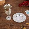 Copa de vino blanco de alta calidad de estilo europeo, creativa, de metal, para el hogar, juego de una taza, copa de vino, regalo retro
