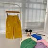 Pantalones para Niños 2026 Estilo Otoño Niños y Niñas Estilo Coreano Color Sólido Casual Rectos Pantalones Largos Sueltos de Pierna Ancha para Niños Multicolor