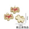 Collar de Estrella Arcoíris Colgante Turquesa Lindo Chapado en Oro Microincrustado Circonita Accesorios para Manualidades Joyería al por Mayor