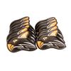 Fundas para Cabezas de Hierros de Golf 11 Piezas/Set Cuero PU Texturizado Patrón Águila Fundas para Cabezas de Palos de Golf Fundas Protectoras para Cabezas de Palos