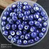 Acessórios para Joias DIY Macaron Contas Cerâmicas Galvanizadas 8mm Acessórios para Pulseira Contas Soltas Material para Pulseira Colar