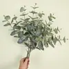 Hojas de Dinero Simuladas, Ramas de Eucalipto, Hojas Redondas, Hojas de Eucalipto, Plantas Simuladas, Plantas Verdes, Arreglos Florales para Bodas en Casa