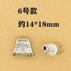 Xizang Prata Contas de Prata de Chiang Mai Cristal Acessórios de Pulseira DIY Colar Contas de Prata Antiga Quadrado Triângulo Padrão Tecido Acessórios