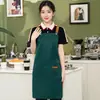 Delantales Impermeables y a Prueba de Aceite con Impresión Personalizada, Uniformes de Trabajo para Cocina de Catering, Tienda de Té con Leche y Pastelería, Ropa de Trabajo para Salón de Uñas, Al Por Mayor en Stock