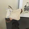 Bolsas Artesanais para Mulheres, Novo Estilo Verão 2026, Bolsa de Ombro Fashionável Estilo Floresta, Bolsa Transversal de Praia para Férias na Beira-Mar