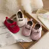 Zapatos de Princesa Dulces con Forma de Corazón, Estilo Coreano, Nuevos para Primavera y Otoño 2026, Redondos, con Lazo, Suela Suave, Pequeños de Piel, Modernos