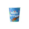 Amazon Borde Rayado Rígido Tema Ángel Suministros para Fiesta de Cumpleaños Bandeja de Papel Desechable Banderines Decoraciones