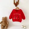 Ropa Infantil Navideña Sudaderas con Forro de Polar con Capucha para Bebés Nuevos Otoño e Invierno Lindas Engrosadas para Niños y Niñas Halloween