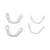 Modelo Transfronterizo de Juego de Dientes Falsos Temporales, Pegatinas para Dientes, Aparatos Falsos para Sonrisa, Dientes Superiores e Inferiores, Decoración de Utilería para Escenario