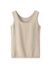 Suéter de Cashmere Puro para Mujer, Hilo Peinado 68/3, Tejido de Punto de 16 Agujas, Ajustado, Chaleco, Cuello Redondo, Básico, Casual, Forma de I