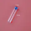 Botella de almacenamiento de plástico transparente multiespecificación botella para agujas de punto de cruz aguja de coser a mano aguja para cuentas botella de almacenamiento de agujas venta al por mayor
