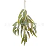 Planta verde artificial folhas de eucalipto três ramos decoração de casamento flor artificial estilo nórdico atacado transfronteiriço