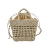 2025 Novas Bolsas de Verão Tecidas à Mão Bolsas de Praia para Férias na Praia Femininas Moda Feminina Palha Transversal Nicho