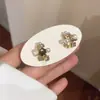 Brincos de Tarraxa de Pérola de Cristal Suave Franceses com Strass, Versáteis para Encontros e o Dia a Dia, Chamativos, Luxo Discreto, Sensação de Alta Qualidade, Joias de Orelha