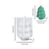 Molde de Silicona para Adornos de Árbol de Navidad, Velas Navideñas, Helado, Crema, Aromaterapia de Yeso DIY