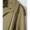 Elegante e estruturado sobretudo, casaco feminino de comprimento médio para primavera e outono, nova moda feminina primavera e outono 2026, casaco feminino de outono