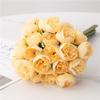 Pequeños Ramos de Rosas Letras a Mano Flores Artificiales 27 Pequeñas Peonías Flores Falsas Atrezzo para Fotografía Flores para Sostener la Novia Adornos para el Hogar