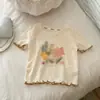 Camiseta Deportiva Nueva, Elegante y de Manga Corta para Niñas Verano 2026 para Niños, Ropa de Moda para Niñas, Tops Lindos para Niñas Pequeñas
