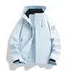 Chaqueta de invierno para mujer tres en uno con forro polar desmontable, a prueba de viento y transpirable, adecuada para actividades al aire libre y montañismo