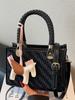 Bolso de Mano Nuevo Verano 2025 para Mujer Estilo Coreano Simple Moda Bolso Cuadrado Pequeño para Viajero Moderno Bolso Bandolera de Hombro