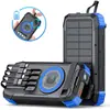 El Nuevo Power Bank de Manivela de Amazon Viene con un Cable para Alimentación Móvil Solar para Exteriores de 20000 mAh Carga Rápida Magnética