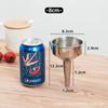 Embudo Doméstico de Acero Inoxidable con Colador Tamaño Grande, Mediano y Pequeño Fuga de Aceite Vino Rift Batidor de Vino Cuchara de Vino Elevador de Vino Diámetro Grande