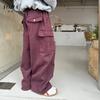 Pantalones de Algodón Puro para Niñas Yojia Primavera y Otoño 2025 Nuevos Elegantes Holgados Casuales Pantalones Cargo de Otoño para Niños
