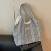 2026 Nova Moda Popular de Verão Versátil Bolsa de Ombro Único para Estudante Aula Trajeto Bolsa Tote de Grande Capacidade