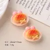 Acessórios de resina diy de desenho animado acessórios sobremesa de morango cola de creme grampo de cabelo feito à mão capa de celular fivela de sapato acessórios lote