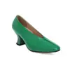 Sapatos de Bruxa para Primavera e Outono Bico Quadrado Boca em V Salto Alto Feminino Boca Profunda Sapatos de Salto Único Versátil Sapatos Femininos JGB2021N0007006