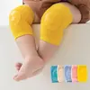 Rodilleras y coderas de felpa para niños, mangas para gateo de bebé de verano, con puntos, antideslizantes, calcetines con mangas para gateo, Amazon