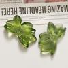 Sensación fría todo-partido transparente forma irregular flor resina parche diy aretes aretes accesorios para el cabello material venta al por mayor