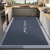 Tapetes de piso de cozinha de diatomita no atacado, antiderrapantes, resistentes a óleo, laváveis, absorventes de água, à prova d'água, tapete de cobertura total, tapetes de pé resistentes à sujeira