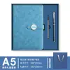Caderno A5 com Fivela de Negócios, Caixa de Presente para Caderno de Luxo, Conjunto de Planejamento, Brinde de Lembrança para Reunião Anual Corporativa, Logotipo