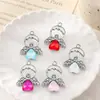 Blanco K Corazón Alas Ángel Lote Mixto Colgante Transfronterizo Encanto Pulsera Collar Accesorios de Joyería DIY Venta Directa de Fábrica