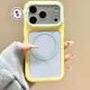 Funda de Teléfono Minimalista Transparente Dopamina Magnética Aplicable Apple 17promax iPhone 16 Nuevo 15pro Femenina