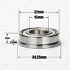 F6000 F6001 F6002 F6003 F6004 F6005 F6201Zzf6202-2Rs Rodamiento con Brida