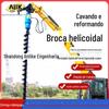 Máquina de perfuração espiral de escavação e troca Máquina de perfuração rotativa hidráulica de escavação e troca Máquina de perfuração espiral de alta potência e baixo consumo de combustível