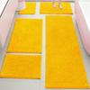 Set de 5 Alfombrillas Absorbentes para Piso, Felpudos para Puerta de Entrada, Alfombrillas Antideslizantes Resistentes a Manchas para Entrada, Alfombras para Mesita de Noche de Dormitorio, Transfronterizo