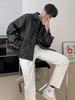 Chaqueta de Cuero para Hombre 2026 Invierno Nueva Tendencia Estilo Coreano Otoño Cuero PU Casual Chaqueta de Béisbol Chaqueta de Motocicleta Tendencia