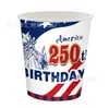 Nuevo Juego de Vajilla Desechable Temático del Día de la Independencia Americana Suministros para Fiesta Platos de Papel Desechables