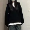 Ropa Casual de Trabajo Diseño de Nicho Sudadera con Capucha Falsa de Dos Piezas para Mujer en Otoño e Invierno, Tops Populares de Estilo Perezoso Casual y Versátil